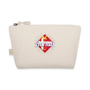 Aarhus City Denmark Retro Seagull Vintage Souvenir - Organic Pouch - nature - Front