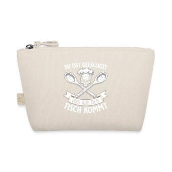 You eat what's on the table - Koch Totenkopf - Organic Pouch - nature - Front
