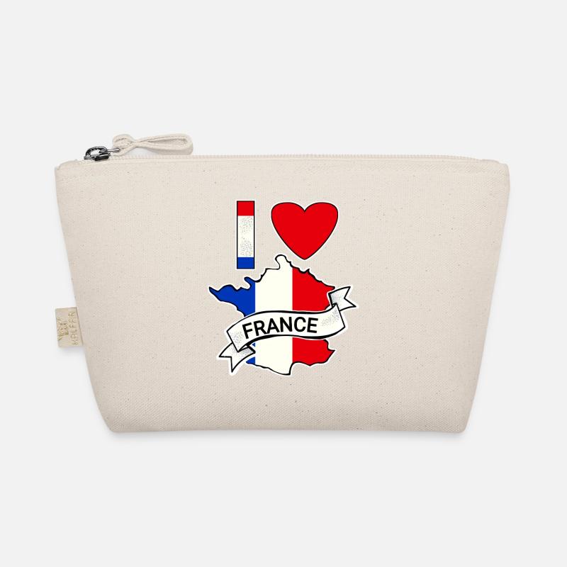 France - Flag - Map Organic Pouch