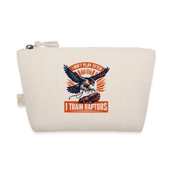 No retrieve, I train griffins | Falconry - Organic Pouch - nature - Front