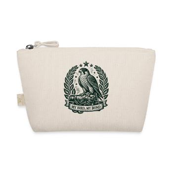 My Bird, Strong Bond | Falconry Bird of Prey - Organic Pouch - nature - Front