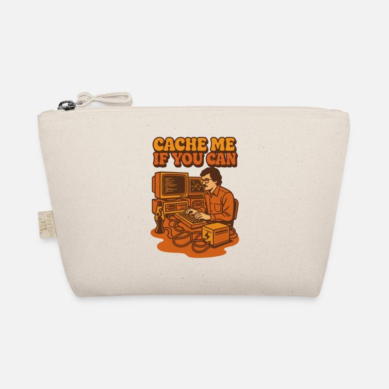 Cache mich, wenn du kannst | Coding Humor Bio-Täschchen