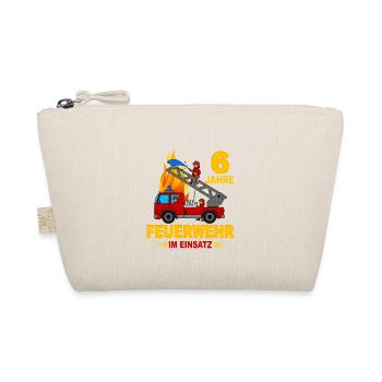 Fire brigade 6 years in action - Organic Pouch - nature - Front