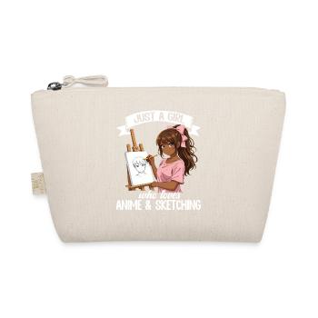 Juste une fille qui adore l’anime et dessine de l’afro - Trousse biologique - nature - Devant