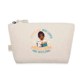 Juste une fille qui adore l’anime et dessine de l’afro - Trousse biologique - nature - Devant