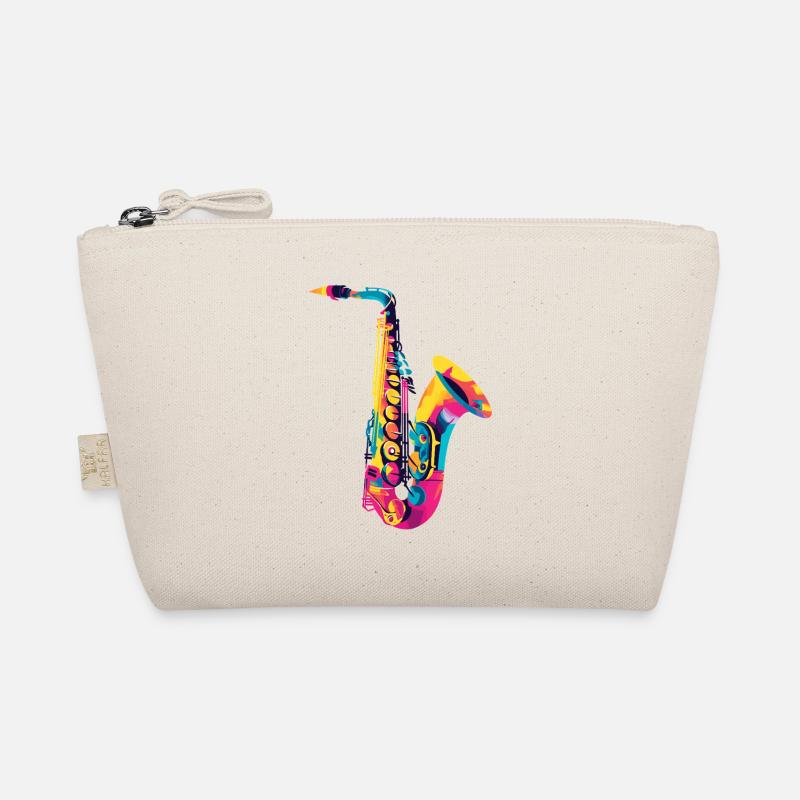 Luminous Saxophone Color Explosion Organic Pouch