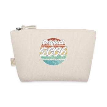 20th Birthday 2006 Gift for Men and Women - Organic Pouch - nature - Front