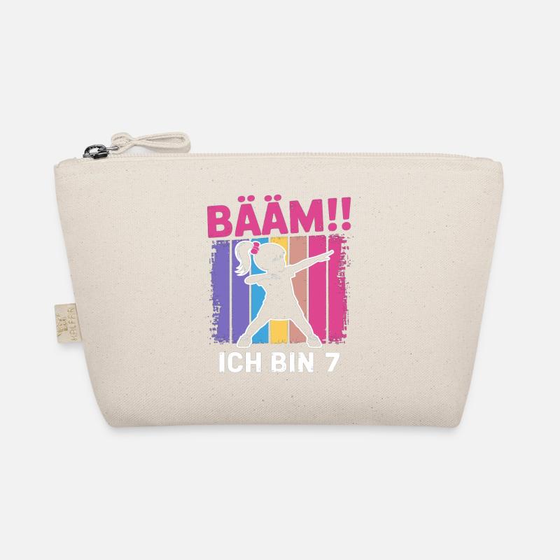 Bääm Ich bin 7 Dabbing Mädchen 7. Geburtstag Organic Pouch