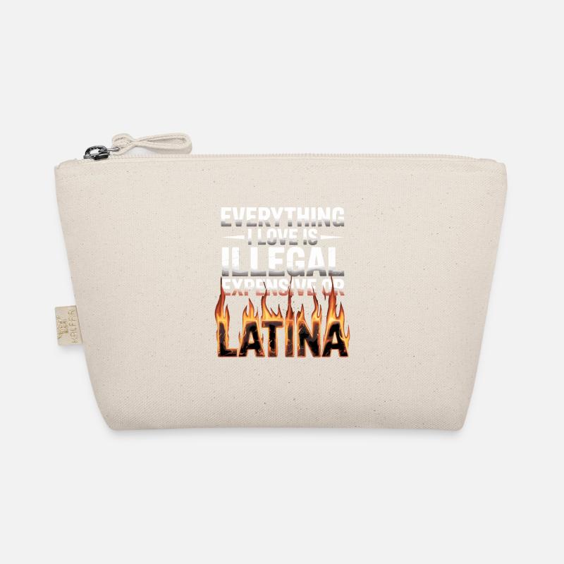 Everything I Love Is Illegal Expensive Or Latina Bio-Täschchen