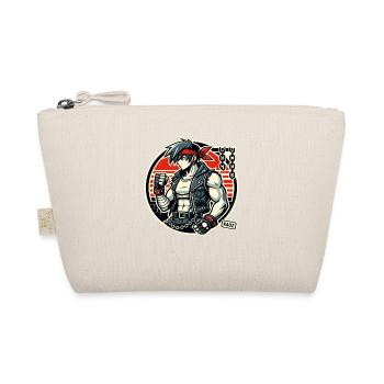 Combattant musclé avec bandeau rouge - Trousse biologique - nature - Devant