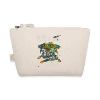Flat Yet In Motion Thanks To The Turtle Fantasy  - Organic Pouch - nature - Front