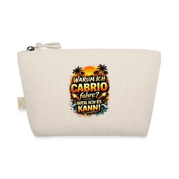 Warum ich Cabrio fahre Weil ich es kann - Bio-Täschchen - Natur - Vorne