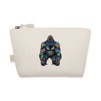 Graffiti Gorilla - Bio-Täschchen - Natur - Vorne