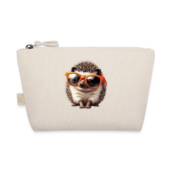 Hedgehog with sunglasses Hedgehog Sarcasm Animal lover - Organic Pouch - nature - Front