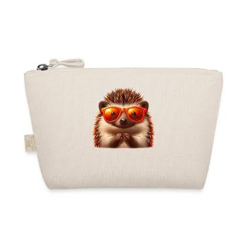 Hedgehog with sunglasses Hedgehog Sarcasm Animal lover - Organic Pouch - nature - Front