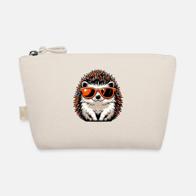 Igel Mit Sonnenbrille Igel Sarkasmus Tierliebhaber Bio-Täschchen