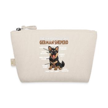 German Shepherd Dog Owner T Shepherd - Organic Pouch - nature - Front
