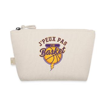 J'peux pas J'ai Basket - Trousse biologique - nature - Devant