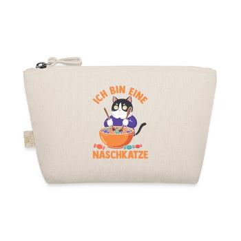 Süschigkeiten Naschkatze Süßes Mädchen - Bio-Täschchen - Natur - Vorne