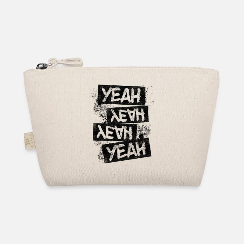 Grunge Yeah Rock Punk Distressed Text Graphic Trousse biologique