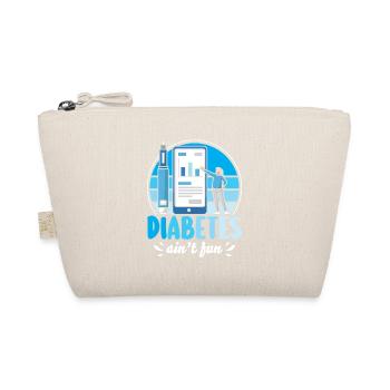 Diabetes Typ 1 Diabetiker - Bio-Täschchen - Natur - Vorne