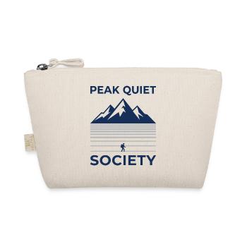 Motif de la silhouette de la montagne PEAK QUIET - Trousse biologique - nature - Devant