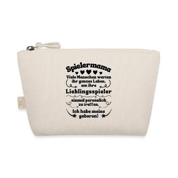 Player's Mom Soccer Mom Handball Mom - Organic Pouch - nature - Front