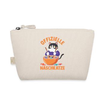 Süschigkeiten Naschkatze Süßes Mädchen - Bio-Täschchen - Natur - Vorne