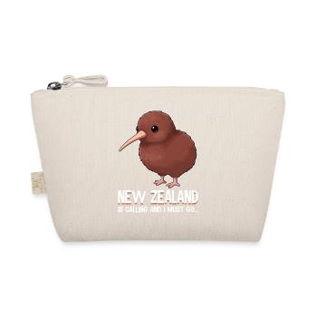 New Zealand Is Calling And I Must Go Kiwi - Organic Pouch - nature - Front