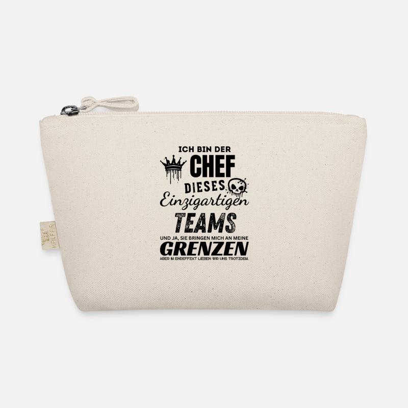 Stolzer Chef des einzigartigen Teams Chef Geschenk Bio-Täschchen