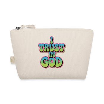 I Trust In God - Faith Design - Organic Pouch - nature - Front