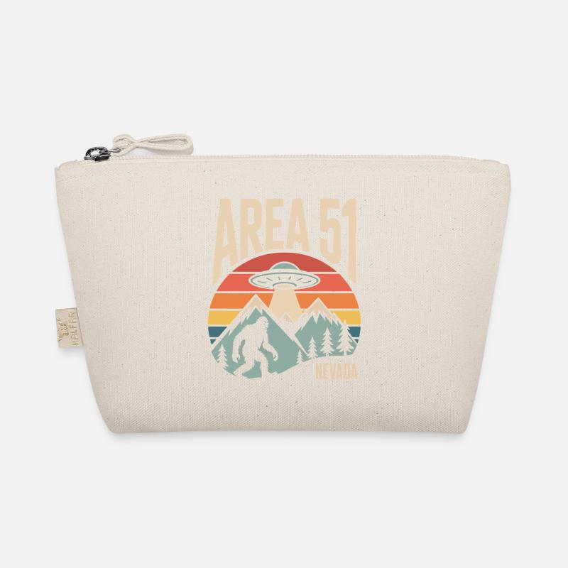Area 51 Nevada UFO Retro Design Bio-Täschchen