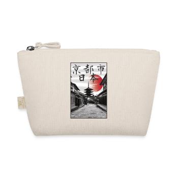 Japanisch Vintage Kyoto Japan - Bio-Täschchen - Natur - Vorne