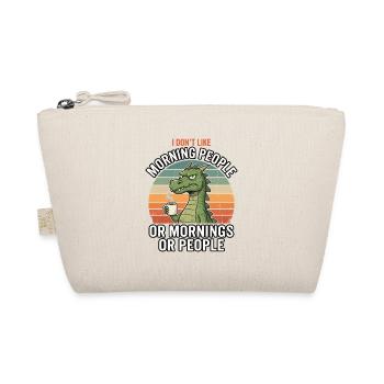 Dragon Coffee Gift for Morning Grouch Humor - Organic Pouch - nature - Front