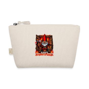 Nain maléfique, gnome sombre, gnome gothique, gnome drôle - Trousse biologique - nature - Devant