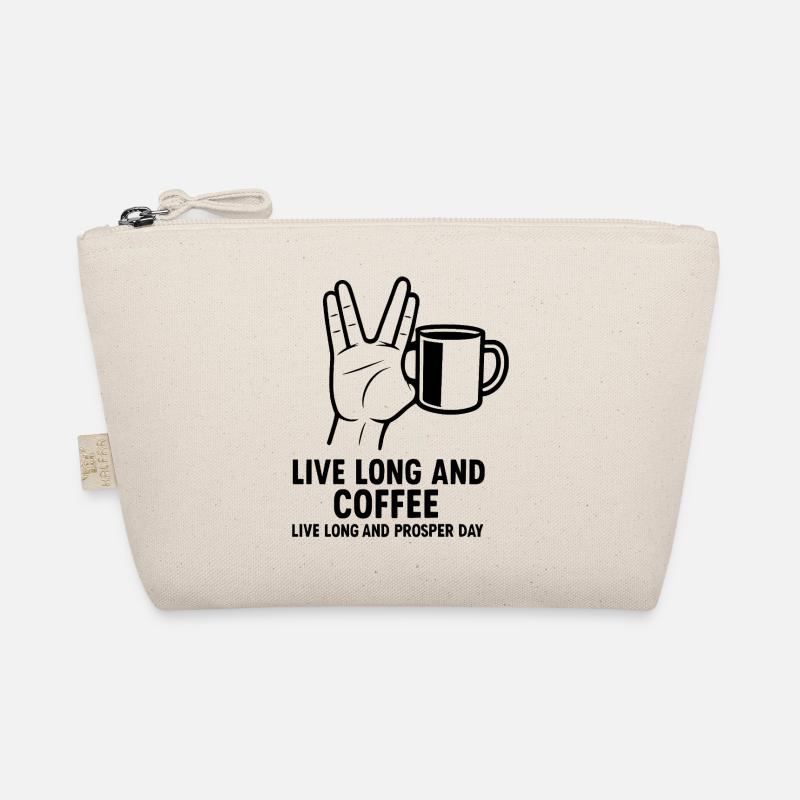 Live Long and Coffee - Bio-Täschchen - Natur
