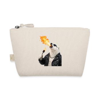 Polar Bär Feueratem Lederjacke - Bio-Täschchen - Natur - Vorne