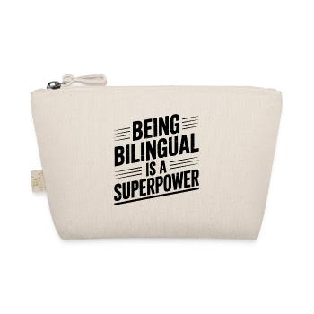 Foreign Language Sayings Funny Foreign Language Gift - Organic Pouch - nature - Front