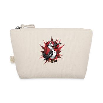 Kookaburra Cartoon Redburst - Organic Pouch - nature - Front