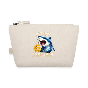 Its My 6 Birthday Hai Geburtstag - Organic Pouch - nature - Front
