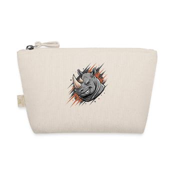 Empreinte de tête de graffiti de rhinocéros en colère - Trousse biologique - nature - Devant