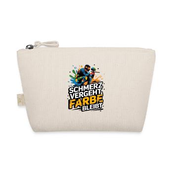 Pain Passes Color Remains Paintball Saying For - Organic Pouch - nature - Front