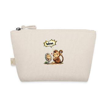 Drôle de cadeau de Monkey Wow Saying - Trousse biologique - nature - Devant