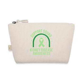Support Squad Kidney Awareness - Organic Pouch - nature - Front