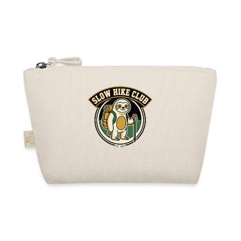 Sloth Hiking Badge Club Lettering - Organic Pouch - nature - Front