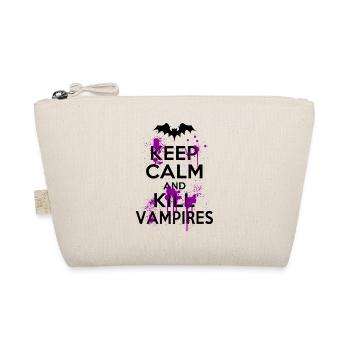 Keep Calm And Kill Vampires Spiritosa Divertente - Trousse biologique - nature - Devant