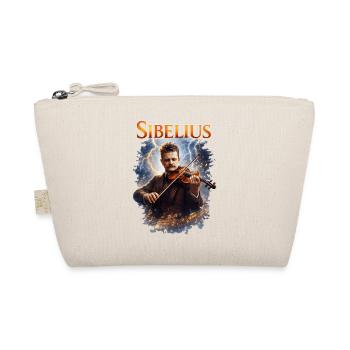 Sibelius Violine im Blitz - Bio-Täschchen - Natur - Vorne