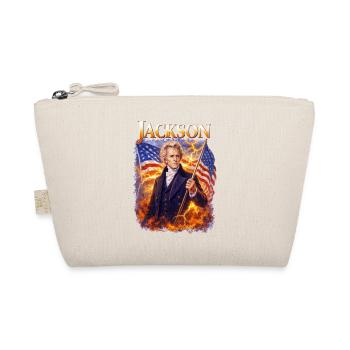 Jackson's Freedom Hero with Flag - Organic Pouch - nature - Front