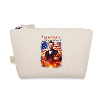 Lincoln's Flaming Image of Freedom - Organic Pouch - nature - Front