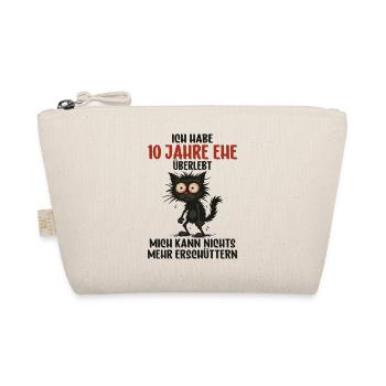 10th wedding anniversary: 10 years married, 10 years of marriage - Organic Pouch - nature - Front